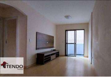 Apartamento 2 dormitórios, 1 suíte, 1 vaga, 65m²| baeta neves, s.b.campo/sp