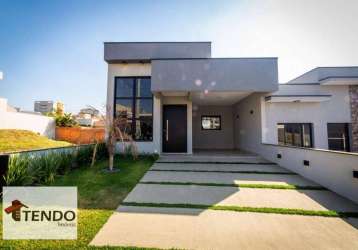 Casa com 3 dormitórios à venda, 105 m² por r$ 795.000,00 - condomínio jardim toscana - indaiatuba/sp