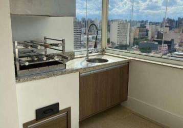 Cobertura no centro de santo andré, 3 quartos suítes, à venda, 227m², terraço gourmet e 4 vagas