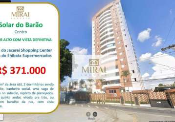 Apartamento com 2 dormitórios à venda, 64 m² por r$ 371.000,00 - centro - jacareí/sp