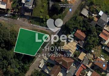 Terreno à venda na rua domingos giacomassi, km31, campo comprido, curitiba, 900 m2 por r$ 800.000