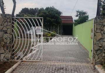 Casa a venda com 3 dormitórios no jd manaus foz do iguaçu - pr