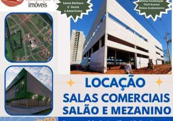 Sala para alugar, 86 m² por r$ 6.580,00/mês - dodson - santa bárbara d'oeste/sp