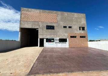 Galpão para alugar, 900 m² por r$ 15.000,00/mês - parque industrial recanto - nova odessa/sp