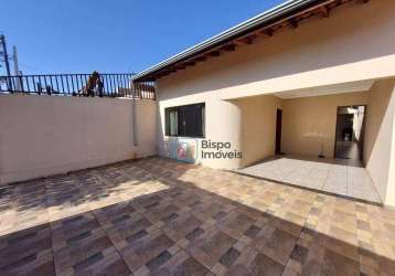 Casa com 2 dormitórios para alugar, 130 m² por r$ 2.224,38/mês - jardim paz - americana/sp