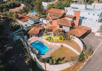 Casa com 4 dormitórios - venda por r$ 2.700.000,00 ou aluguel por r$ 16.810,92 - alpes dos araçás (jordanésia) - cajamar/sp