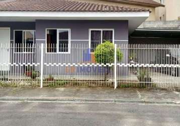 Casa para venda em colombo, paloma, 3 dormitórios, 1 banheiro, 4 vagas