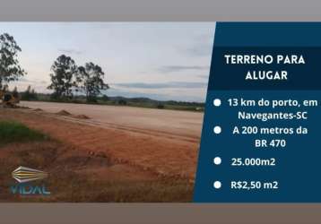 Terreno para locação