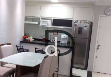 Apartamento com 2 dormitórios à venda, 56 m² por r$ 330.000,00 - residencial mirante de itatiba - itatiba/sp