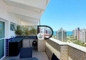 Cobertura com 2 dormitórios à venda, 93 m² por r$ 1.850.000,00 - riviera de são lourenço - bertioga/sp