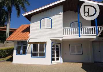 Casa com 3 dormitórios para venda ou locação no condomínio vista alegre - sede - vinhedo/sp
