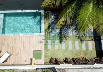 Casa duplex com 149,00m² à beira-mar do mar de paripueira - alagoas