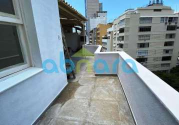 Cobertura com 2 quartos à venda na rua bolivar, copacabana, rio de janeiro, 90 m2 por r$ 1.259.000