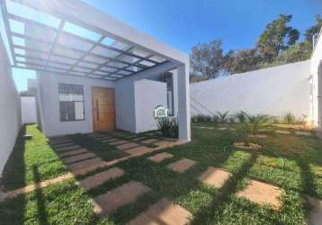 Casa com 3 dormitórios à venda, 97 m² por r$ 650.000,00 - jardim imperial - lagoa santa/mg