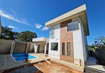 Casa com 4 dormitórios à venda, 156 m² por r$ 940.000,00 - várzea - lagoa santa/mg