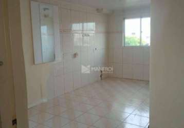 Apartamento com 2 dormitórios à venda, 39 m² por r$ 127.700,00 - estância velha - canoas/rs