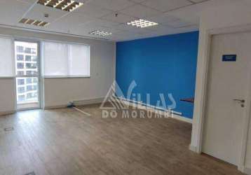 Sala para alugar, 41 m² por r$ 2.200,00/mês - jardim sul - são paulo/sp