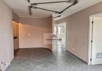 Sala, 100 m² - venda por r$ 480.000,00 ou aluguel por r$ 4.481,00/mês - centro - santo andré/sp