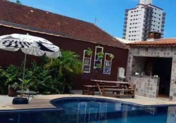 Casa com 4 dormitórios à venda, 450 m² - solemar - praia grande/sp