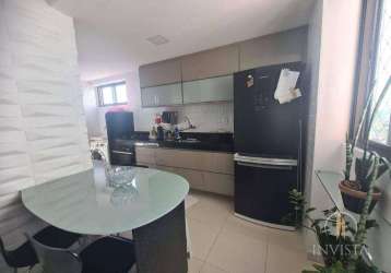 Apartamento com 2 dormitórios à venda, 59 m² por r$ 320.000,00 - jardim 13 de maio - joão pessoa/pb