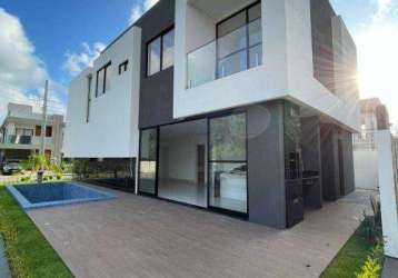 Casa com 4 dormitórios à venda, 300 m² por r$ 2.700.000,00 - intermares - joão pessoa/pb