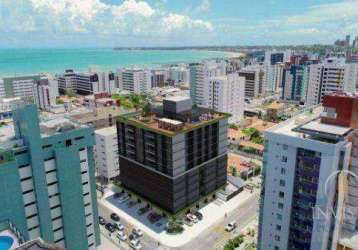 Flat com 1 dormitório à venda, 15 m² por r$ 310.000,00 - tambaú - joão pessoa/pb