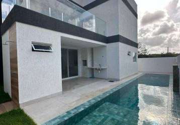 Casa com 4 dormitórios à venda, 304 m² por r$ 1.900.000,00 - altiplano cabo branco - joão pessoa/pb