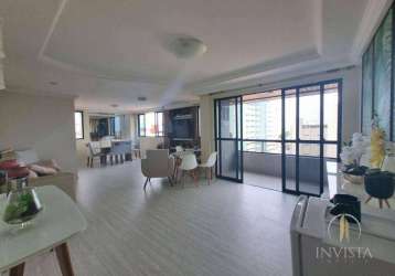 Cobertura com 4 dormitórios à venda, 180 m² por r$ 1.300.000,00 - cabo branco - joão pessoa/pb