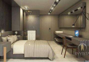 Apartamento com 1 dormitório à venda, 20 m² por r$ 250.000,00 - manaíra - joão pessoa/pb