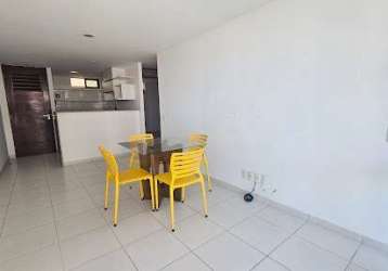 Apartamento com 2 dormitórios para alugar, 60 m² - tambaú - joão pessoa/pb