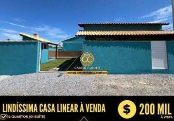 Lindíssima casa linear em unamar - cabo frio/rj