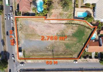 Terreno com mais de 2.700 m², 2 frentes e a poucos metros da av. miguel sutil