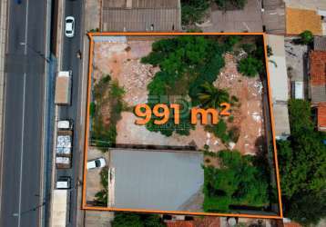 Terreno com 991m² na avenida beira rio em cuiabá