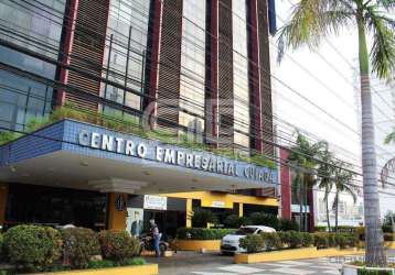 Sala comercial com 43m² no centro empresarial cuiabá