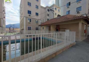 Apartamento 2 quartos e garagem, piscina