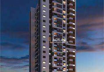 Apartamento com 1 dormitório à venda, 58 m² por r$ 650.000 - gleba palhano - londrina/pr