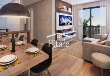 Apartamento com 2 dormitórios à venda, 47 m² por r$ 209.900,00 - jardim pioneira - cotia/sp