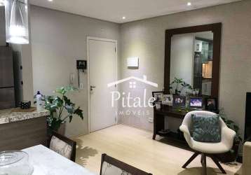 Apartamento com 2 dormitórios à venda, 54 m² por r$ 300.000,00 - jardim barbacena - cotia/sp