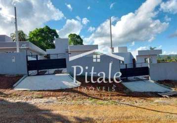 Casa com 3 dormitórios à venda, 84 m² por r$ 370.000,00 - chácara remanso (caucaia do alto) - cotia/sp