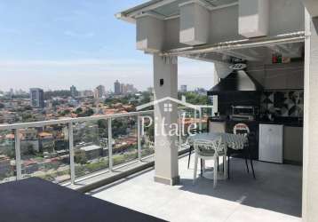 Cobertura com 2 dormitórios à venda, 125 m² por r$ 1.650.000,00 - centro - osasco/sp