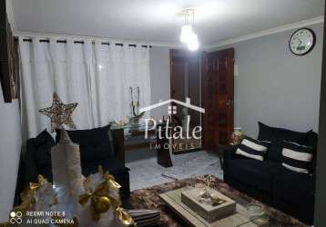 Sobrado com 3 dormitórios à venda, 197 m² por r$ 600.000 - jardim santo eduardo - embu das artes/sp