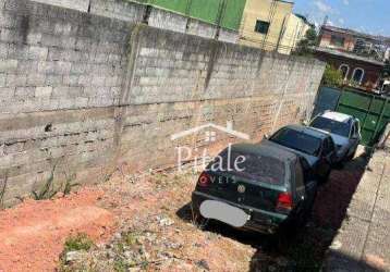 Terreno à venda, 100 m² por r$ 196.000,00 - jardim roberto - taboão da serra/sp