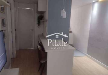 Apartamento com 2 dormitórios à venda, 47 m² por r$ 290.000,00 - recanto vista alegre - cotia/sp