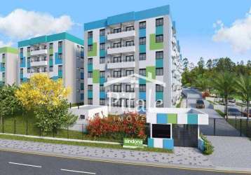 Apartamento garden com 2 dormitórios à venda, 47 m² por r$ 244.919,60 - haras santa bárbara - cotia/sp