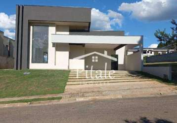 Casa com 3 dormitórios à venda, 250 m² por r$ 1.850.000 - condomínio residencial shamballa iii - atibaia/sp