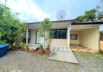 Casa 3 quartos com amplo terreno, no balneário praia das palmeiras, itapoá/sc