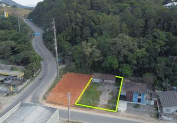 Terreno em ponto comercial para venda no bairro itapoá, no acesso da cidade de itapoá / sc.