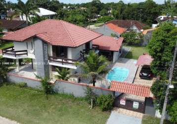 Sobrado com amplo terreno para venda no balneário  rainha do mar - itapoá / sc.