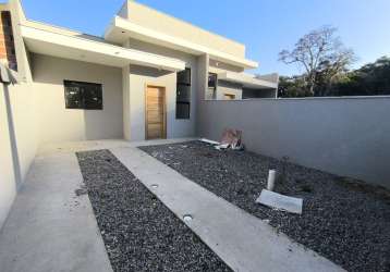 Casas novas para venda no balneário princesa do mar, localizado na cidade de itapoá / sc.