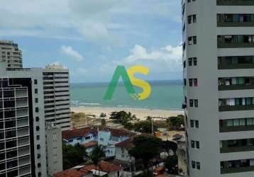 Grand beach, apartamento 01 quarto mobiliado no pina, 37m2, a 100 metros da praia.